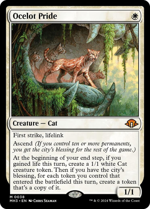Image for Ocelot Pride (38) (Foil) [Modern Horizons 3] - Magic: The Gathering