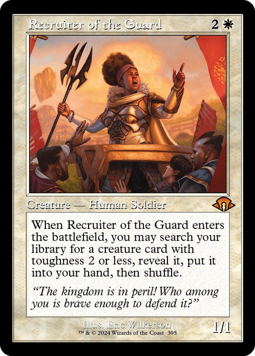 Image for Recruiter of the Guard (Retro Frame) (395) [Modern Horizons 3] - Magic: The Gathering