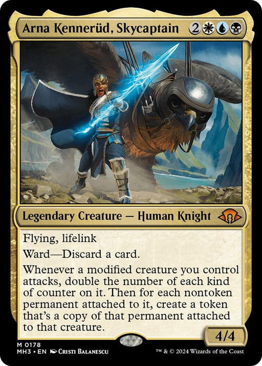 Image for Arna Kennerud, Skycaptain (178) (Foil) [Modern Horizons 3] - Magic: The Gathering