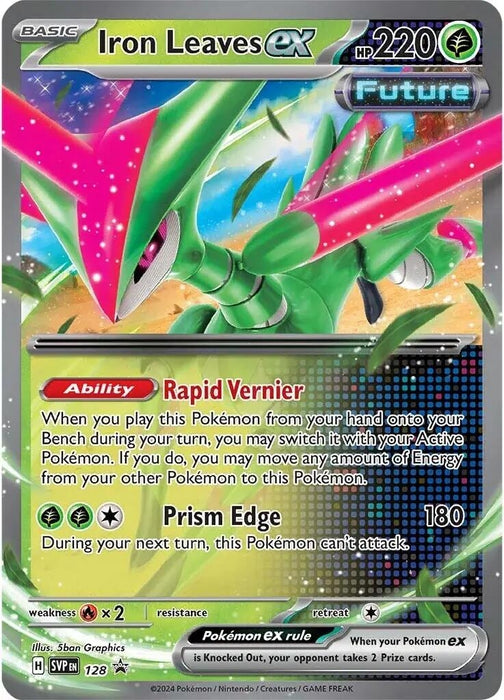 Image for Iron Leaves ex - 128 (128) (Holofoil) [SV: Scarlet & Violet Promo Cards] - Pokemon