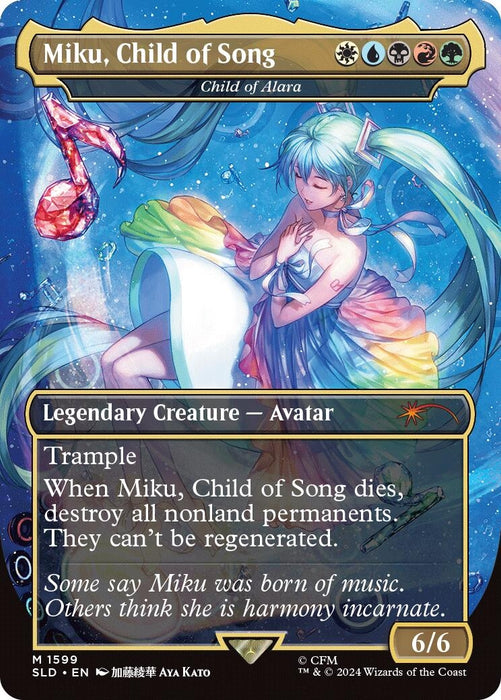 Miku, Child of Song - Child of Alara (1599) [Secret Lair Drop Series]