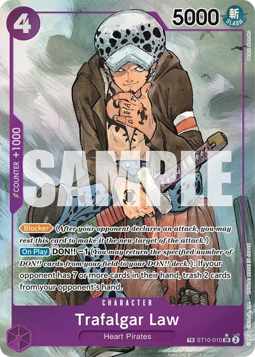 Image for Trafalgar Law (010) (TR) (ST10-010) (Foil) [500 Years in the Future] - One Piece Card Game