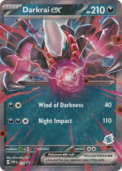 Image for Darkrai ex (Darkrai) (110) (Holofoil) [Battle Academy 2024] - Pokemon