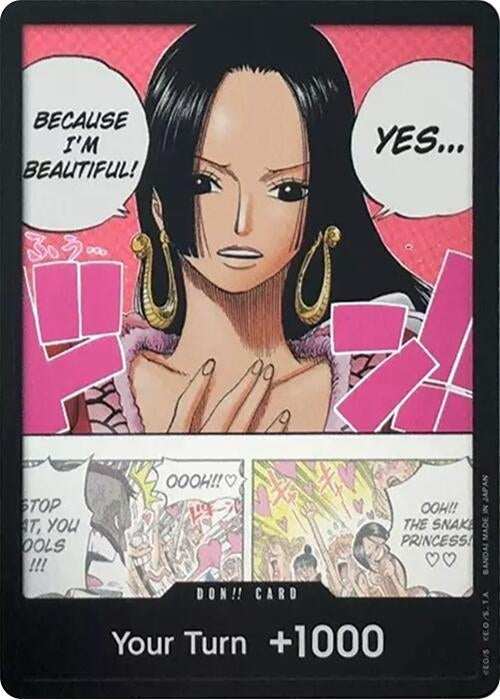 Image for DON!! Card (Boa Hancock) (Double Pack Set Vol. 4) (Foil) [500 Years in the Future] - One Piece Card Game