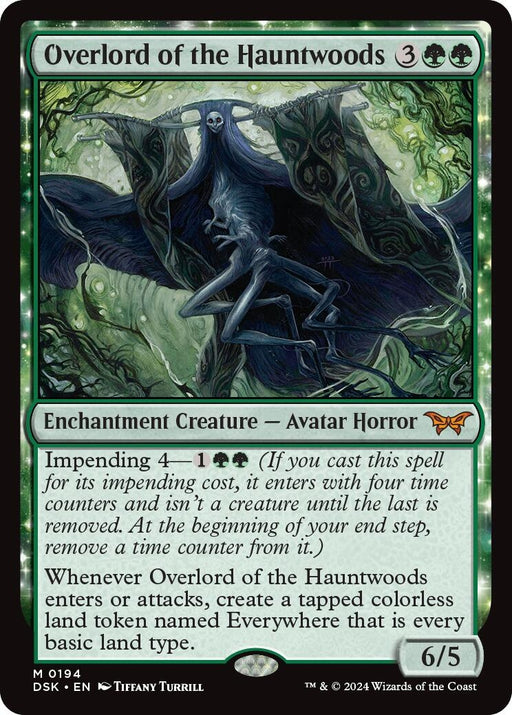 Image for Overlord of the Hauntwoods (194) (Foil) [Duskmourn: House of Horror] - Magic: The Gathering