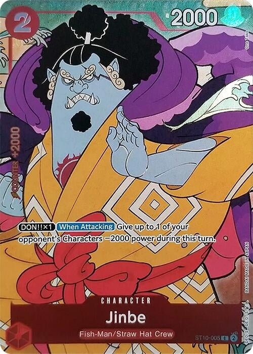 Jinbe (English Version 1st Anniversary Set) (ST10-005) (Foil) [One Piece Promotion Cards]