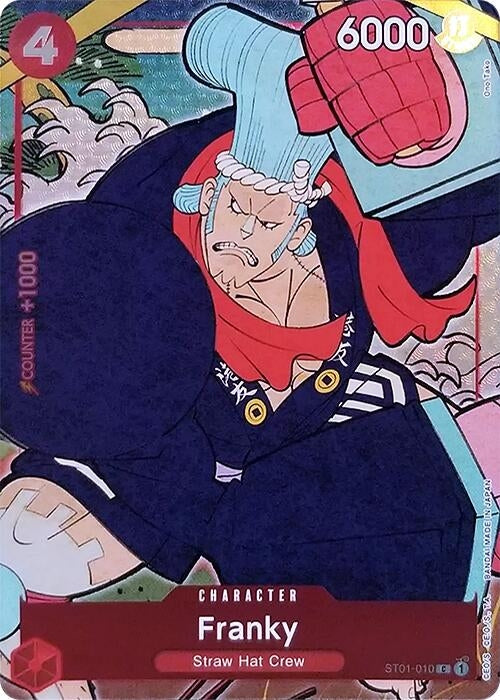Image for Franky (English Version 1st Anniversary Set) (ST01-010) (Foil) [One Piece Promotion Cards] - One Piece Card Game