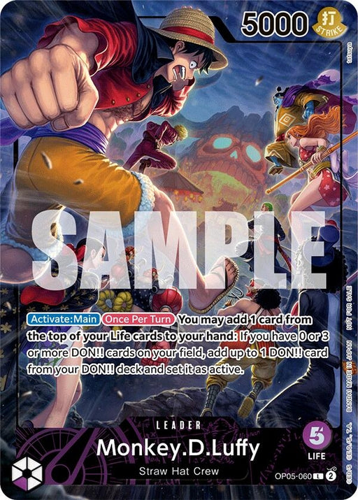 Image for Monkey.D.Luffy (PSA Magazine) (OP05-060) (Foil) [One Piece Promotion Cards] - One Piece Card Game