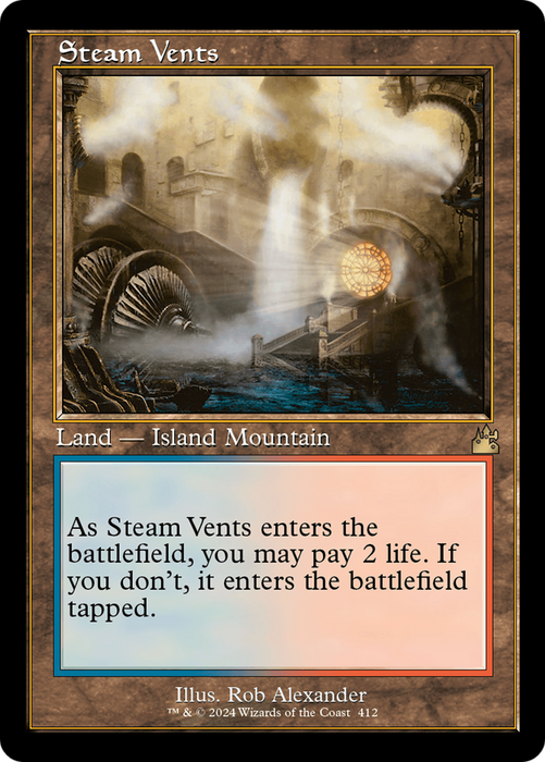 Steam Vents [RVR-412] - Ravnica Remastered