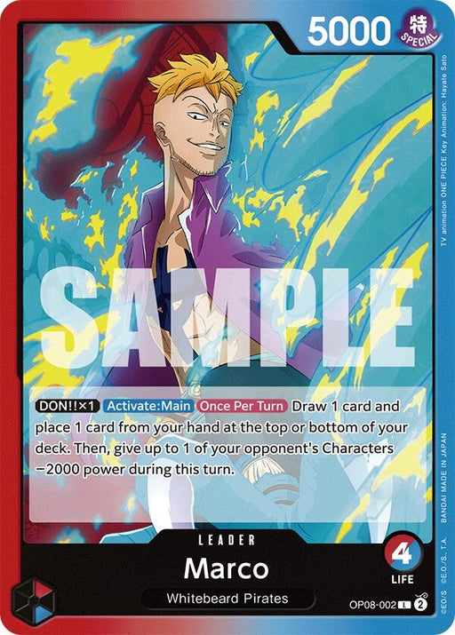 Image for Marco (OP08-002) [Two Legends] - One Piece Card Game
