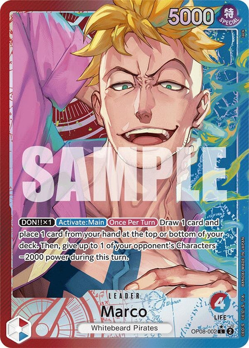 Image for Marco (Parallel) (OP08-002) (Foil) [Two Legends] - One Piece Card Game