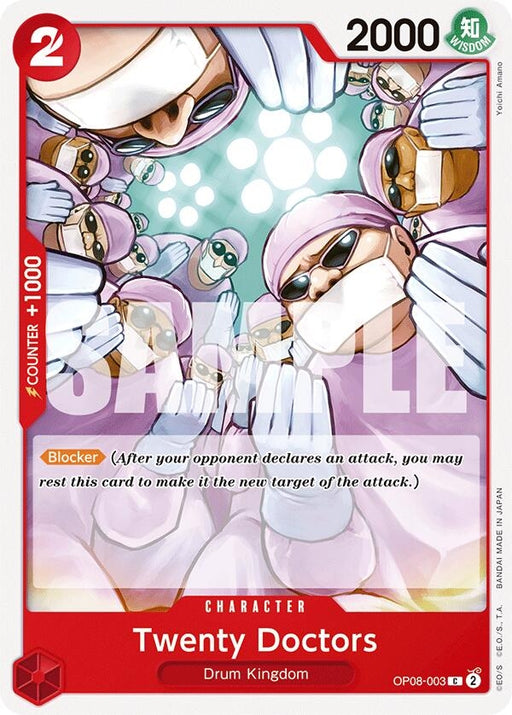 Image for Twenty Doctors (OP08-003) [Two Legends] - One Piece Card Game