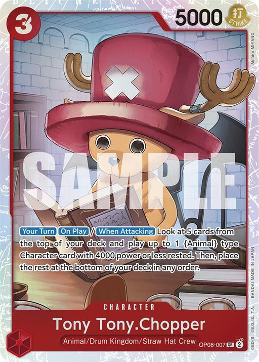 Image for Tony Tony.Chopper (007) (OP08-007) (Foil) [Two Legends] - One Piece Card Game