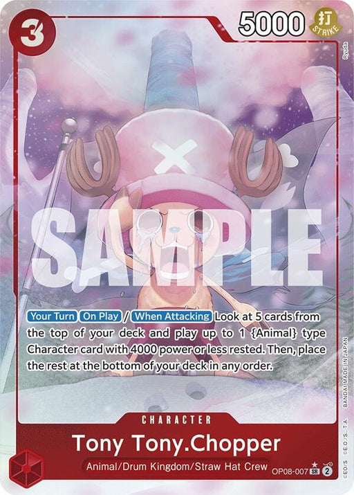 Image for Tony Tony.Chopper (0070) (Parallel) (OP08-007) (Foil) [Two Legends] - One Piece Card Game