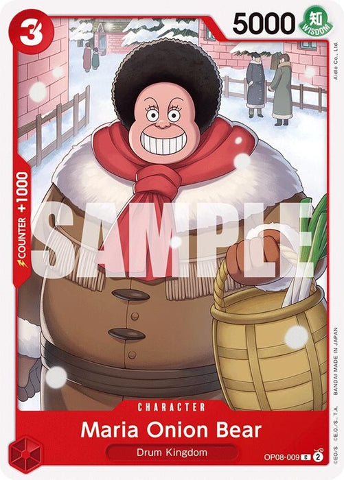 Image for Maria Onion Bear (OP08-009) [Two Legends] - One Piece Card Game