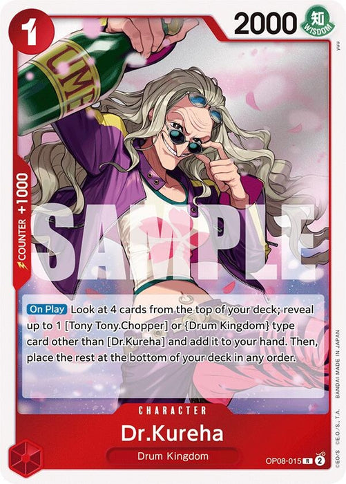 Image for Dr.Kureha (OP08-015) (Foil) [Two Legends] - One Piece Card Game