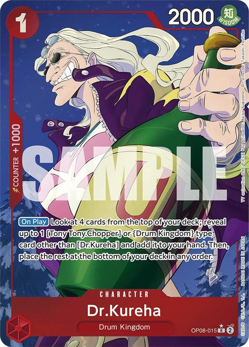 Image for Dr.Kureha (Parallel) (OP08-015) (Foil) [Two Legends] - One Piece Card Game