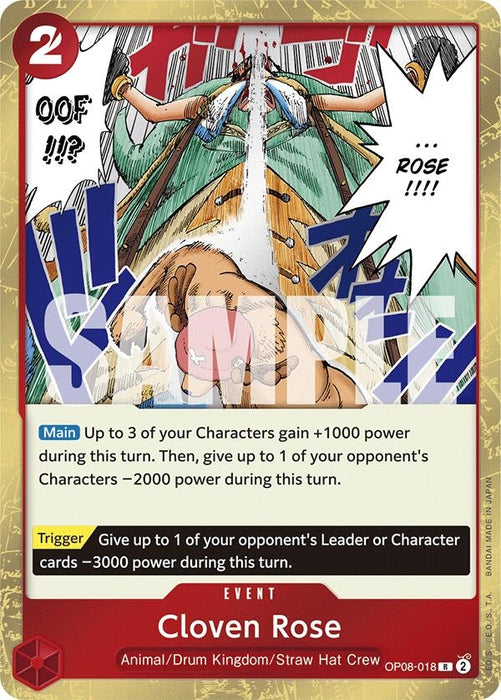 Cloven Rose (OP08-018) (Foil) [Two Legends]