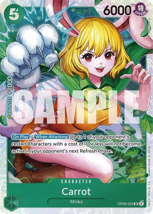 Image for Carrot (023) (OP08-023) (Foil) [Two Legends] - One Piece Card Game