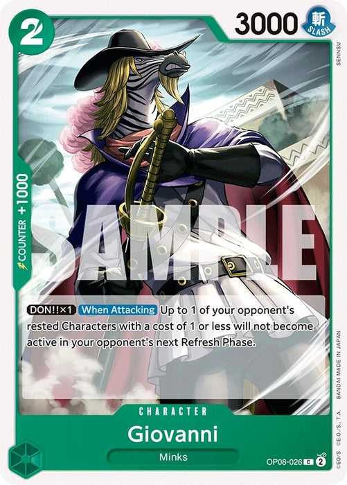 Image for Giovanni (OP08-026) [Two Legends] - One Piece Card Game
