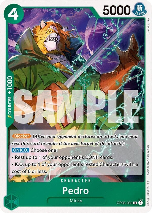 Image for Pedro (OP08-030) (Foil) [Two Legends] - One Piece Card Game