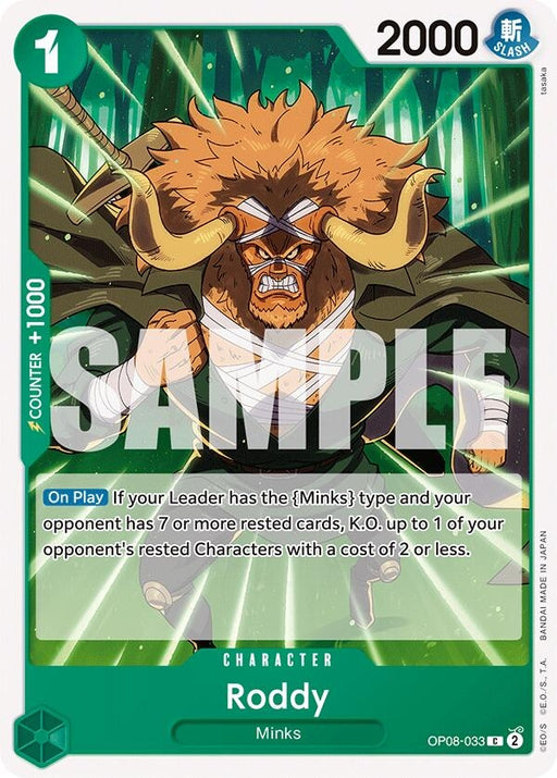 Image for Roddy (OP08-033) [Two Legends] - One Piece Card Game