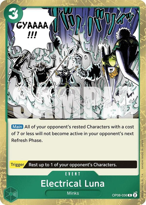 Image for Electrical Luna (OP08-036) (Foil) [Two Legends] - One Piece Card Game