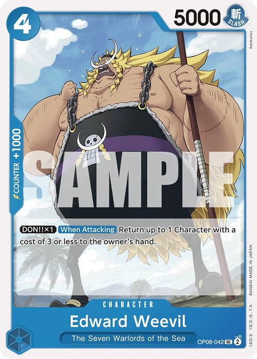 Image for Edward Weevil (OP08-042) [Two Legends] - One Piece Card Game