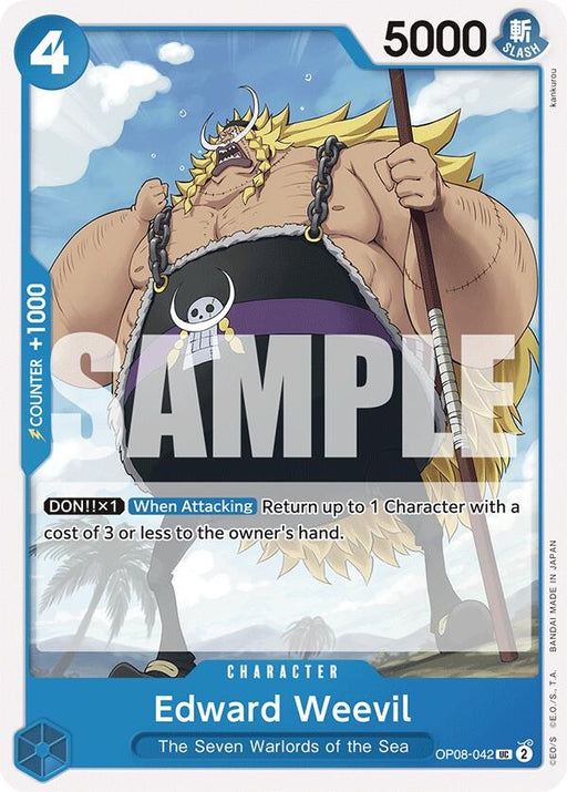 Image for Edward Weevil (OP08-042) [Two Legends] - One Piece Card Game