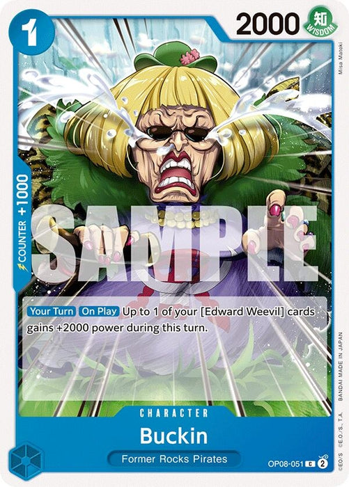 Image for Buckin (OP08-051) [Two Legends] - One Piece Card Game