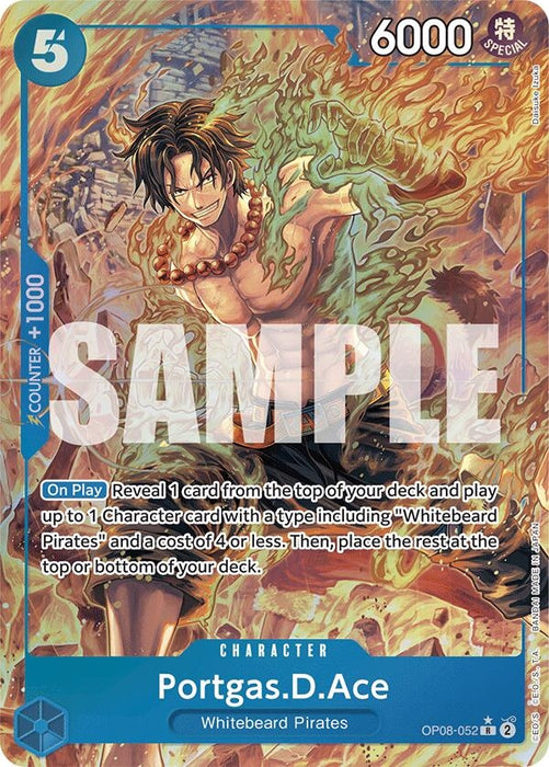 Portgas.D.Ace (Parallel) (OP08-052) (Foil) [Two Legends]