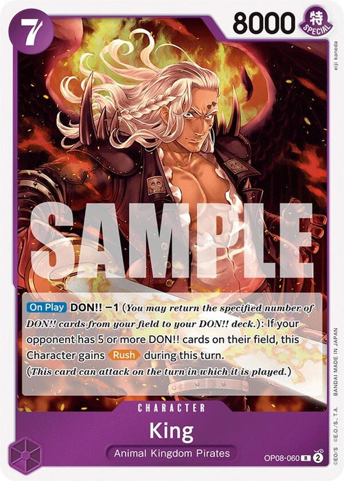 King (060) (OP08-060) (Foil) [Two Legends]