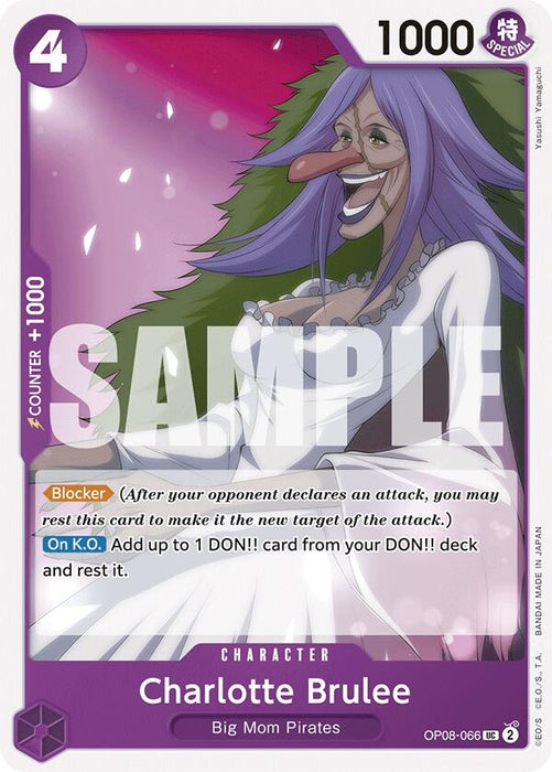 Image for Charlotte Brulee (OP08-066) [Two Legends] - One Piece Card Game