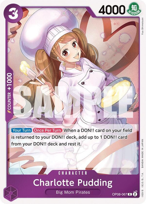 Image for Charlotte Pudding (067) (OP08-067) (Foil) [Two Legends] - One Piece Card Game