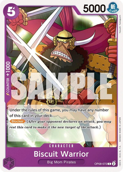 Image for Biscuit Warrior (OP08-072) [Two Legends] - One Piece Card Game