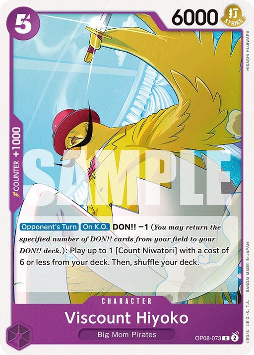 Image for Viscount Hiyoko (OP08-073) [Two Legends] - One Piece Card Game