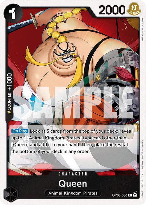 Image for Queen (OP08-080) (Foil) [Two Legends] - One Piece Card Game