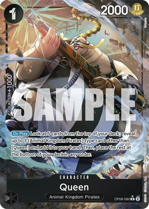 Image for Queen (Parallel) (OP08-080) (Foil) [Two Legends] - One Piece Card Game