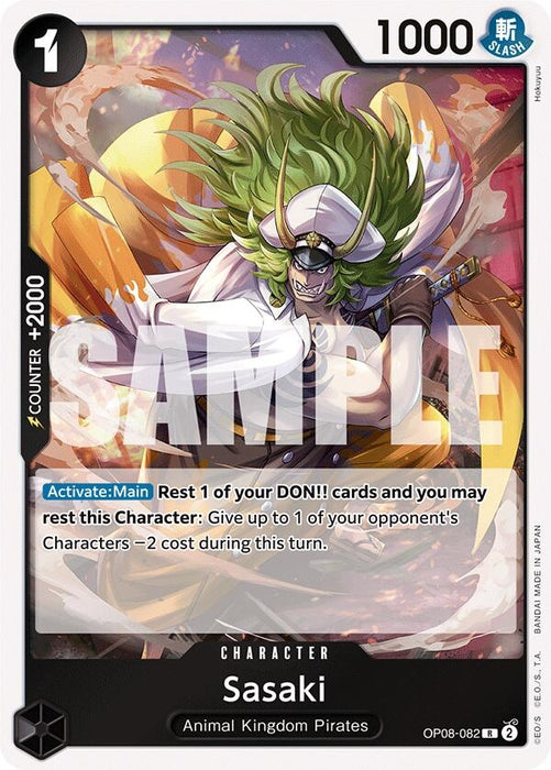 Image for Sasaki (OP08-082) (Foil) [Two Legends] - One Piece Card Game