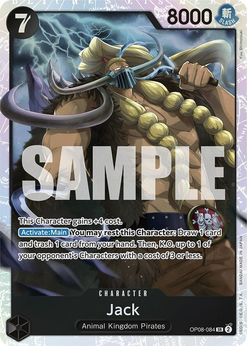 Image for Jack (OP08-084) (Foil) [Two Legends] - One Piece Card Game