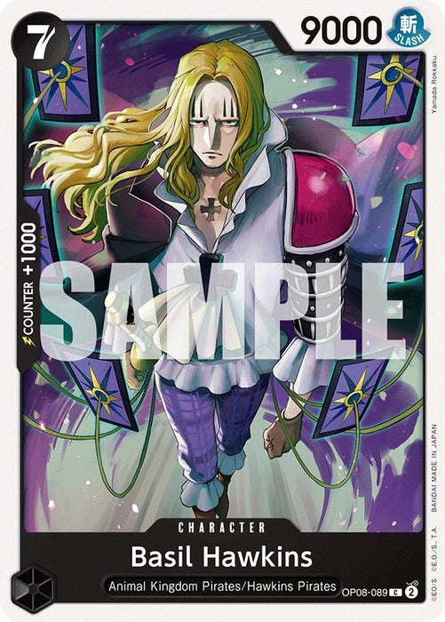 Image for Basil Hawkins (OP08-089) [Two Legends] - One Piece Card Game