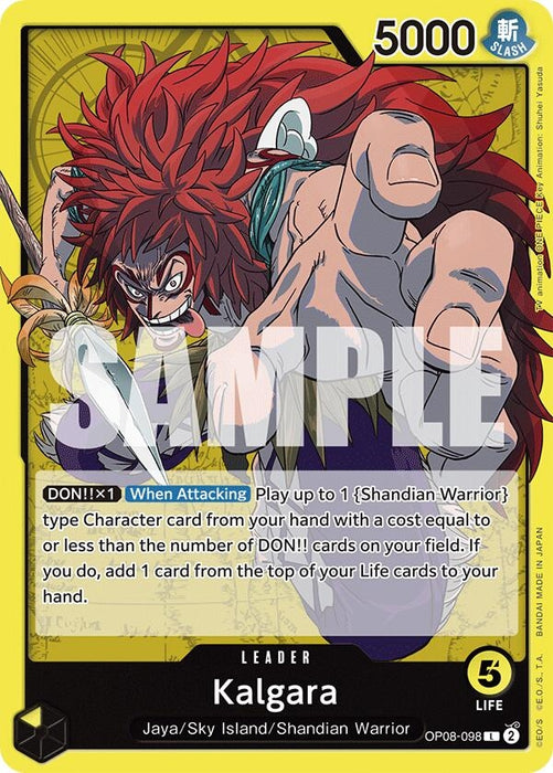 Image for Kalgara (098) (OP08-098) [Two Legends] - One Piece Card Game