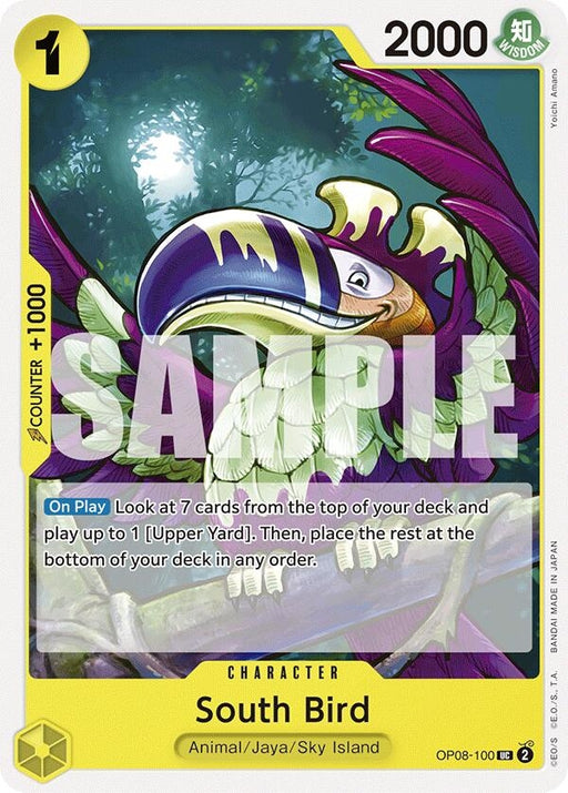 Image for South Bird (OP08-100) [Two Legends] - One Piece Card Game