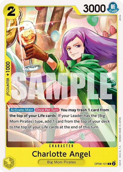 Image for Charlotte Angel (OP08-101) [Two Legends] - One Piece Card Game