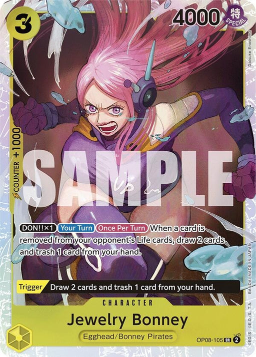Image for Jewelry Bonney (OP08-105) (Foil) [Two Legends] - One Piece Card Game
