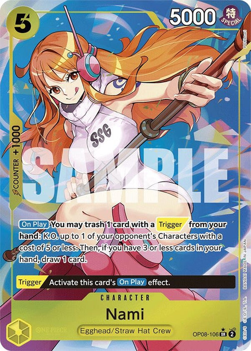 Image for Nami (Parallel) (OP08-106) (Foil) [Two Legends] - One Piece Card Game