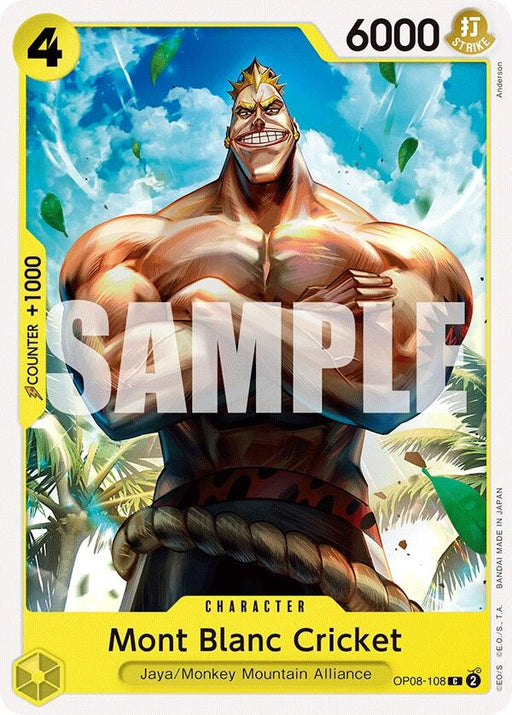 Image for Mont Blanc Cricket (OP08-108) [Two Legends] - One Piece Card Game