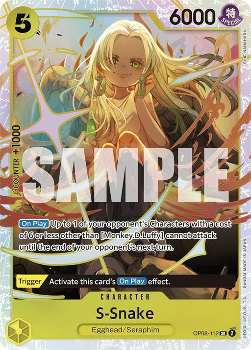 Image for S-Snake (OP08-112) (Foil) [Two Legends] - One Piece Card Game