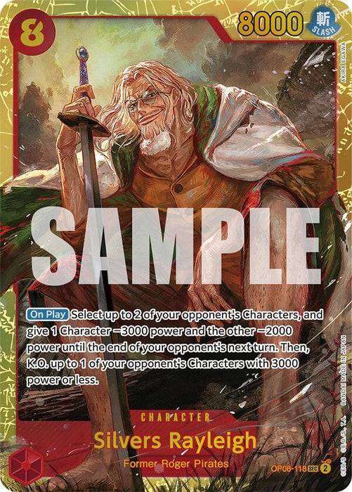 Image for Silvers Rayleigh (OP08-118) (Foil) [Two Legends] - One Piece Card Game