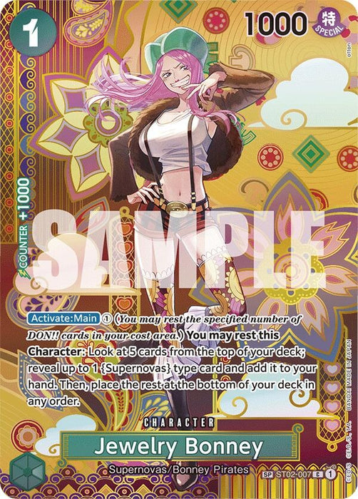 Image for Jewelry Bonney (SP) (ST02-007) (Foil) [Two Legends] - One Piece Card Game